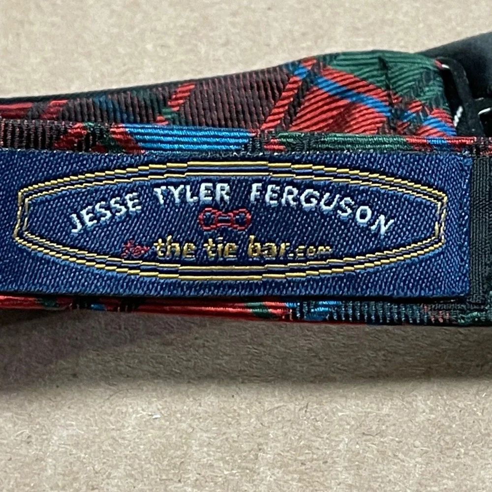Tie Bar Bow Tie Silk Self Tie 2